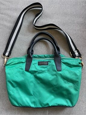 Barneys New York Green Nylon Bag
